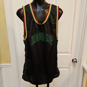 HURLEY Skate Surf Basketball Jersey Sleeveless Shirt Tank Top LARGE